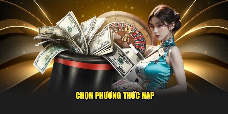 Chọn phương thức nạp tiền