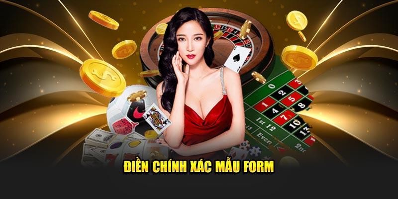 Điền chính xác mẫu form